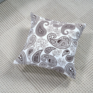 Soft Geometrical print Brown Cotton Cushion Cover Set online in India