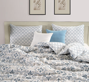Soft Traditional Floral 300 TC Cotton Satin Bedsheet online in India