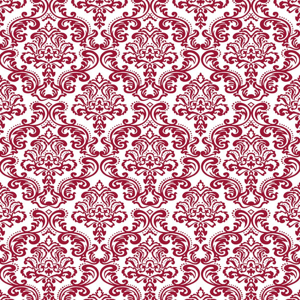 Soft Maroon 144 TC Damask Print Cotton Fabric(231 cms) online in India