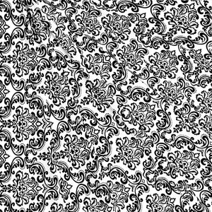 Soft Black 144 TC Damask Print Cotton Fabric(231 cms) online in India