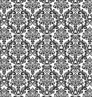 Soft cotton damask print 144 TC Fitted Bedsheet In Black At Best Prices