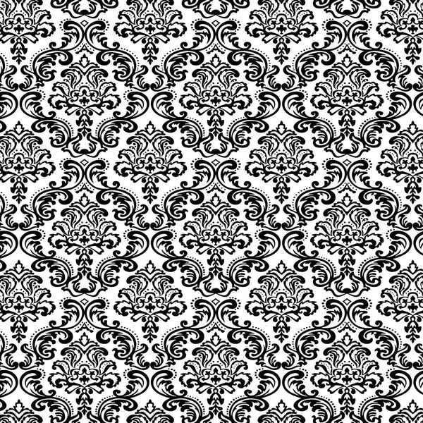 Printed 144 TC Prism Damask Cotton Fabric 91" (231 cms) - Black