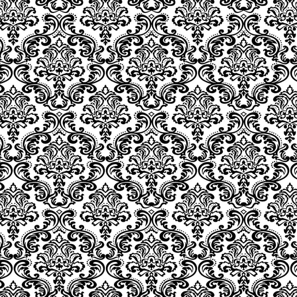 Printed 144 TC Prism Damask Cotton Fabric 91" (231 cms) - Black