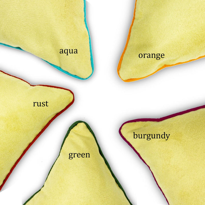 Soft Suede Velvet Cushion Cover Set in Gold online in India(5 Pcs)