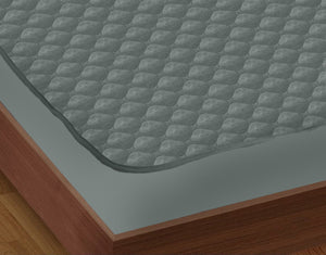 Grey Premium Fitted Water Proof Mattress Protector online in India