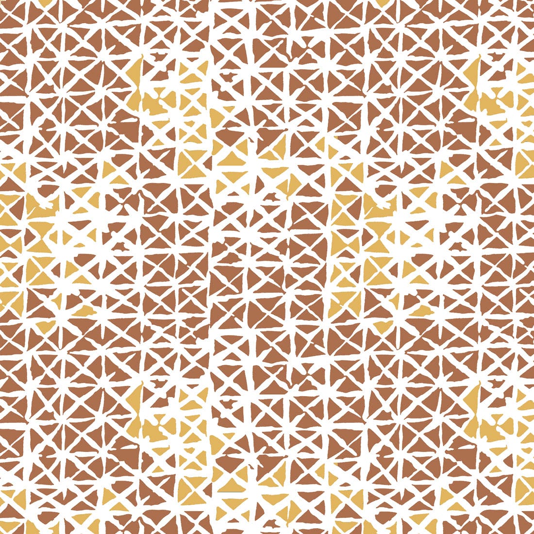 Soft Brown 144 TC Geometrical Print Cotton Fabric(231 cms) online in India 