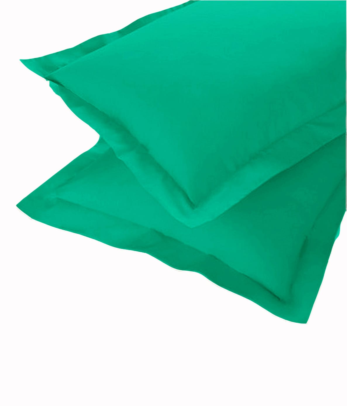 Soft 210 TC Plain Cotton Pillow Cover Set In Aqua Green Online In India(2 Pcs)