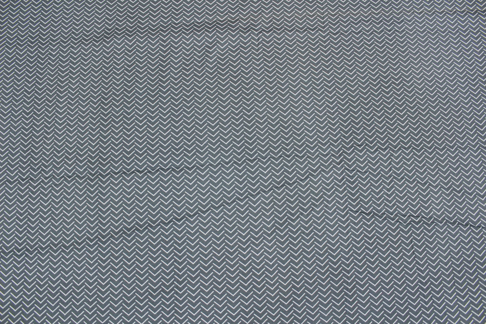 Soft Cotton Printed 250 TC Geometrical Satin Fitted Bedsheet In Grey At Best Prices