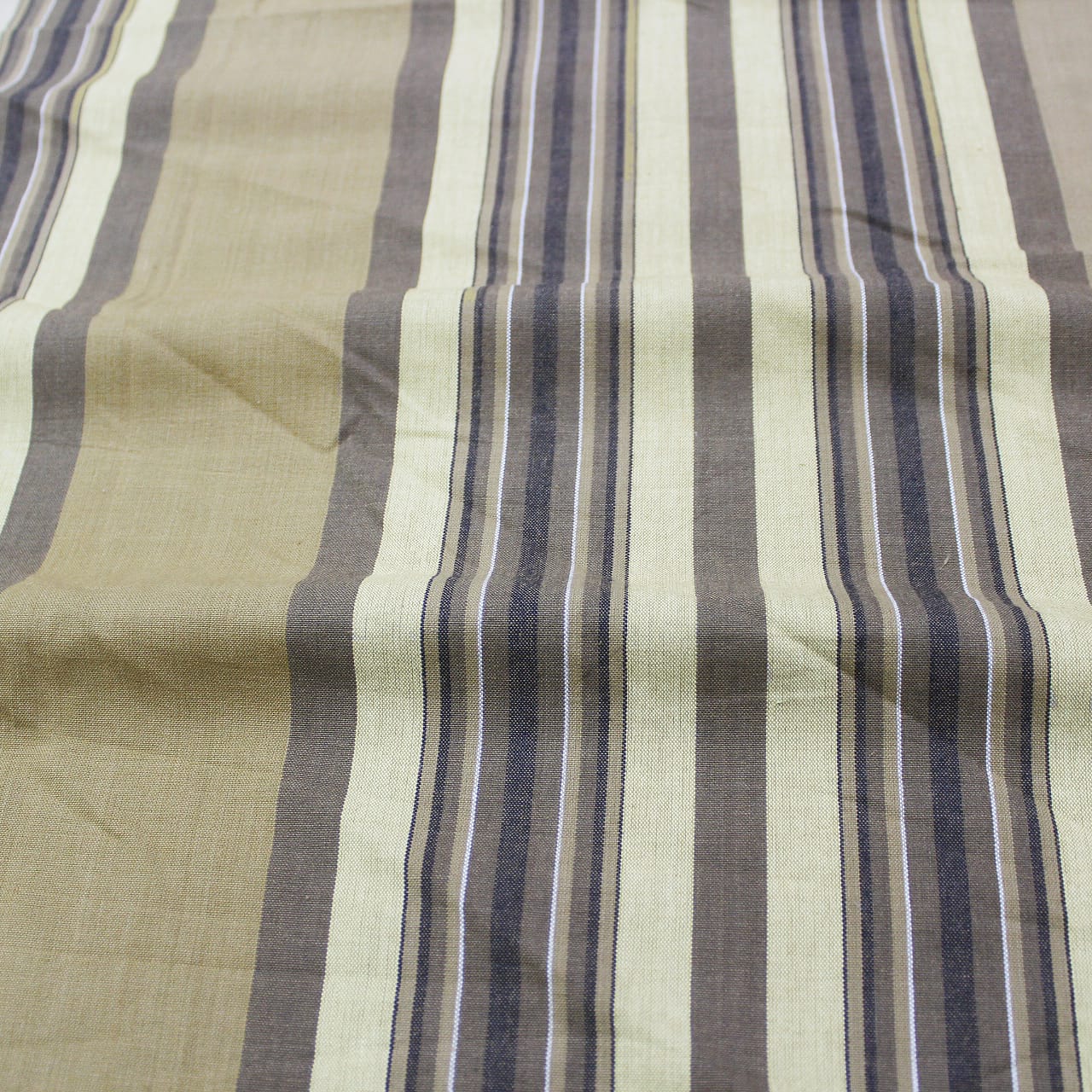 ALPHA Woven Cotton Stripes 1 Pc Table Cover - Multicolor