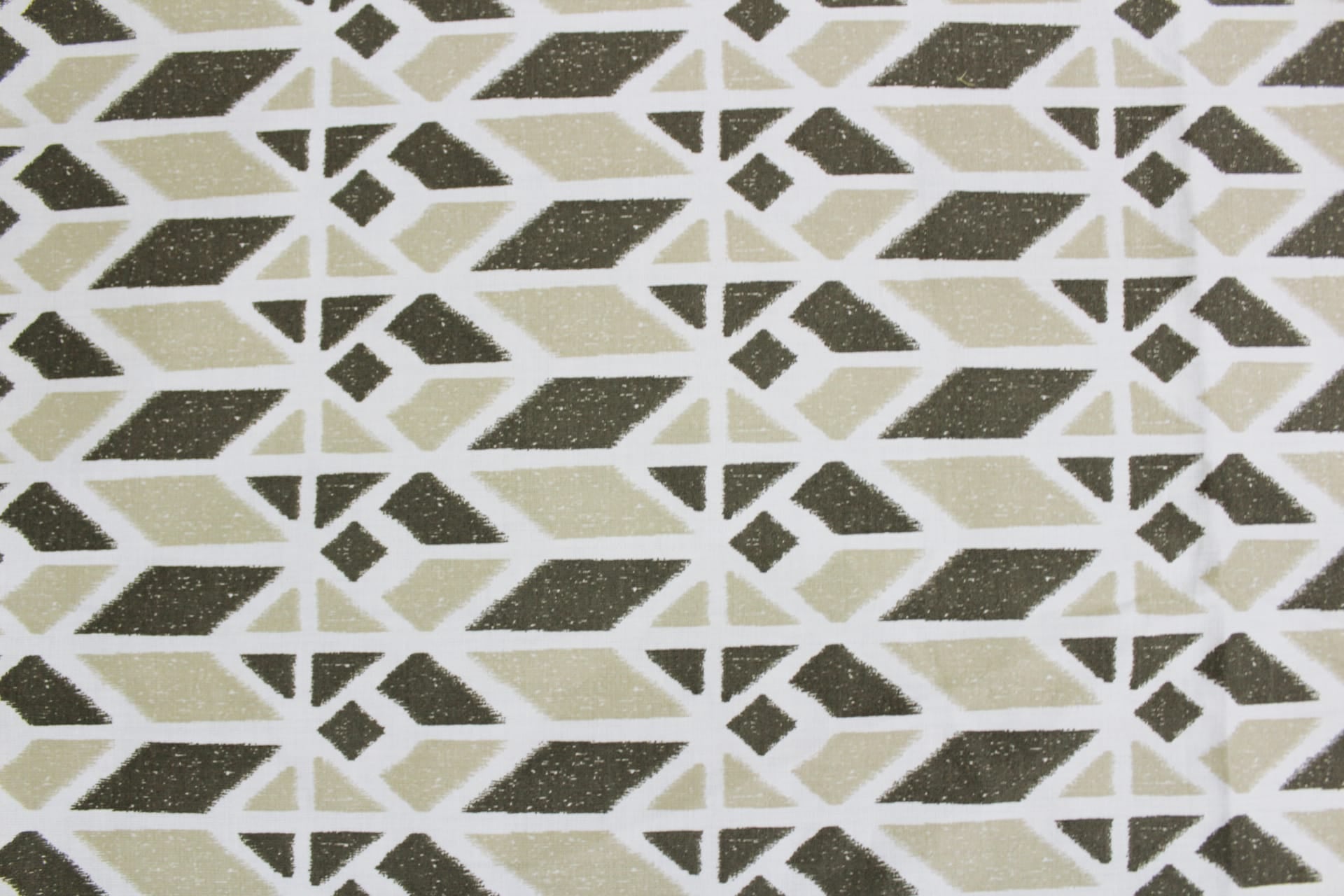 Soft Cotton Printed 300 TC Ikat Geometrical Satin Fitted Bedsheet In Brown At Best Prices
