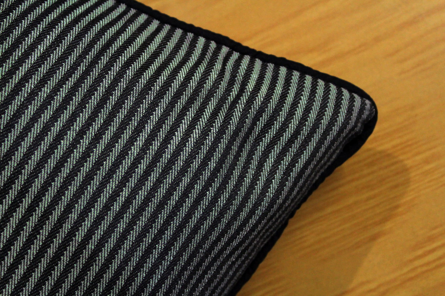 ALPHA Woven Cotton Stripes 2 Pcs Cushion Cover set - Black