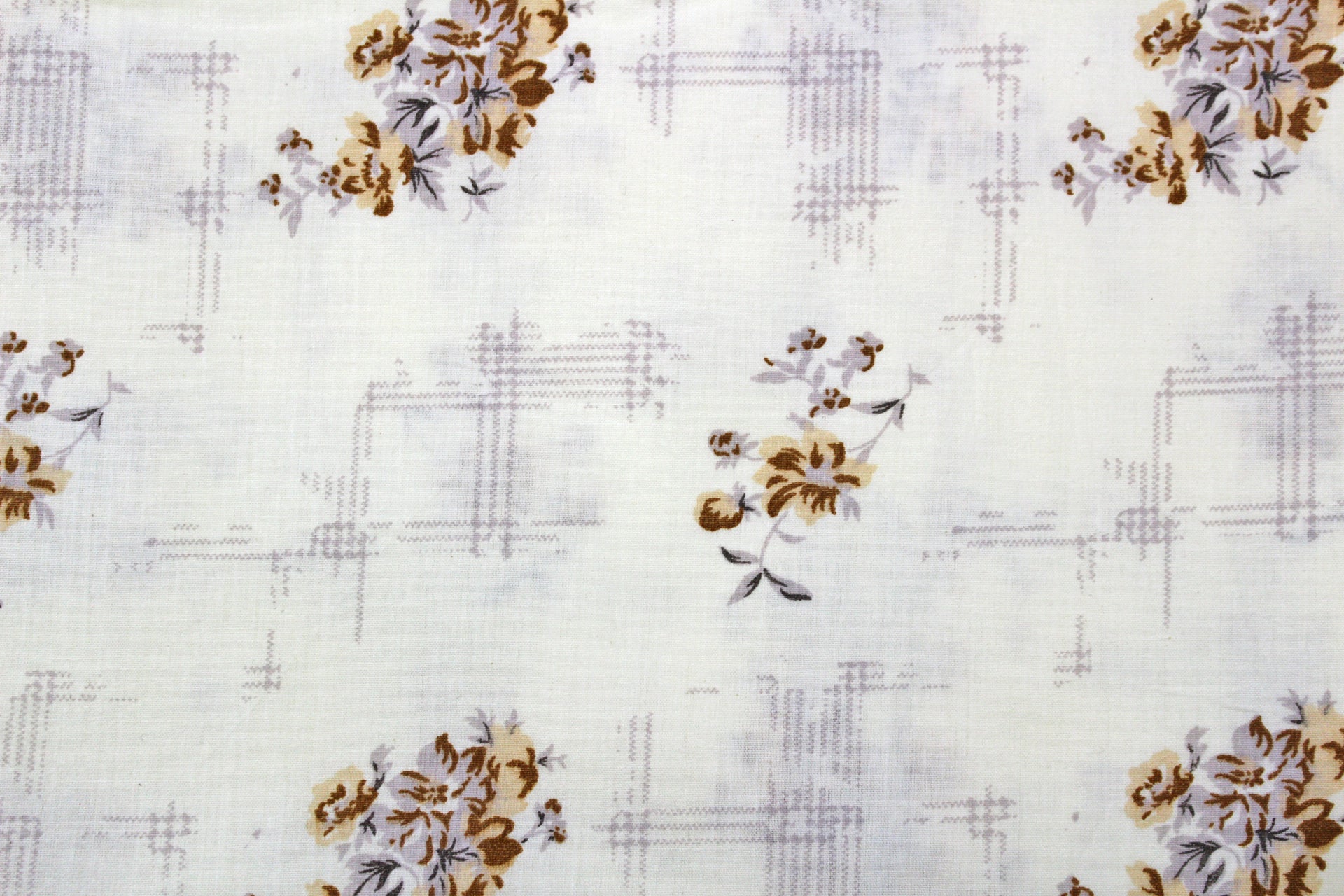 SAPPHIRE 180 TC Cotton Beige Floral Duvet Cover/Quilt Cover