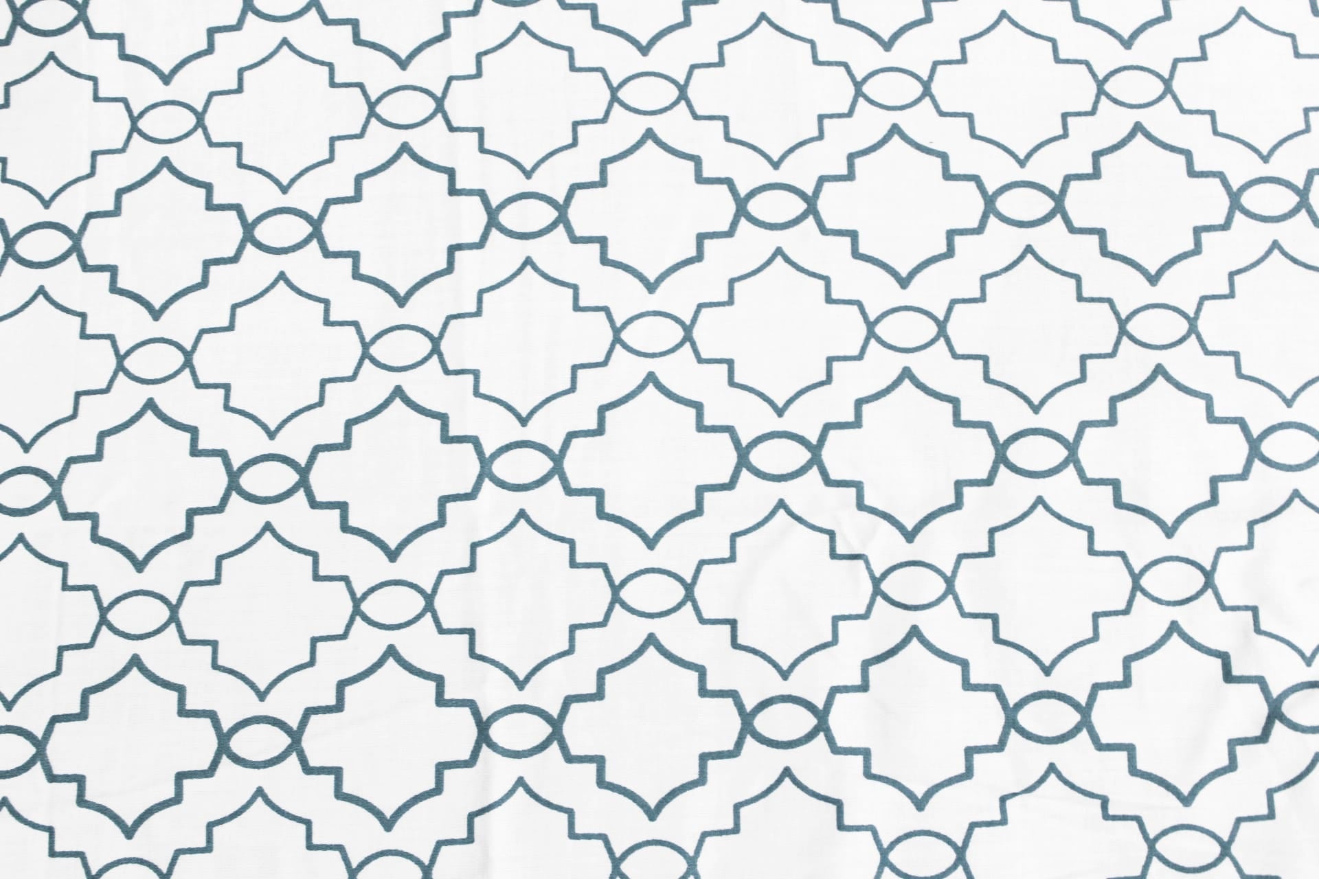 Soft Cotton Printed 300 TC Ikat Geometrical Satin Fitted Bedsheet In Blue At Best Prices