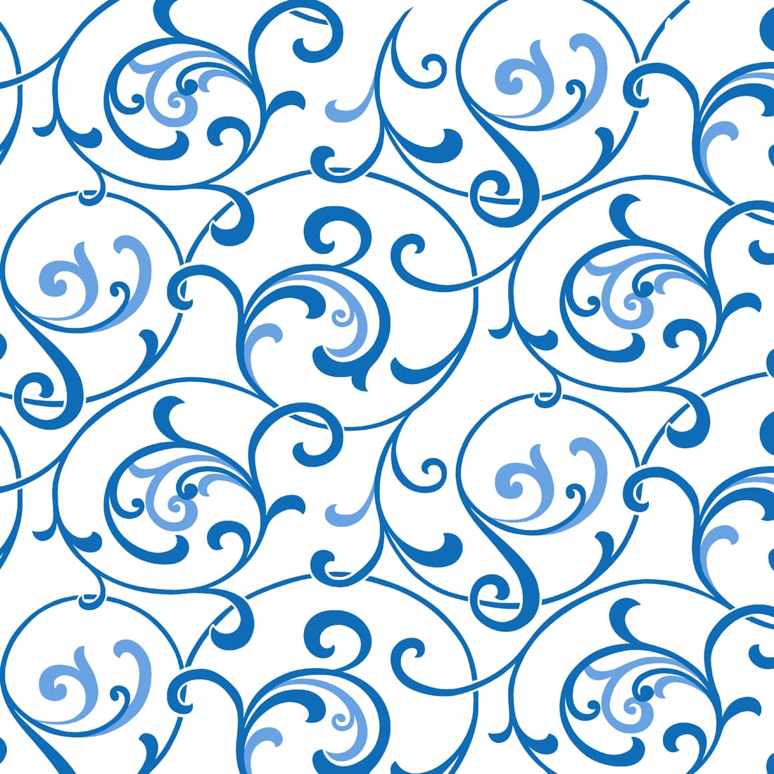 Soft Blue 144 TC Floral Print Cotton Fabric(231 cms) online in India
