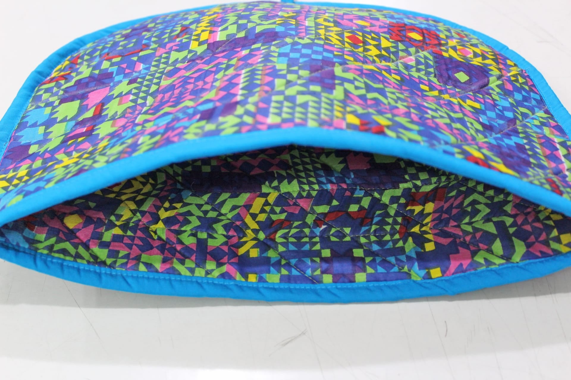 Stylish Blue Printed Cotton Quilted Tea Cozy online in India at best prices