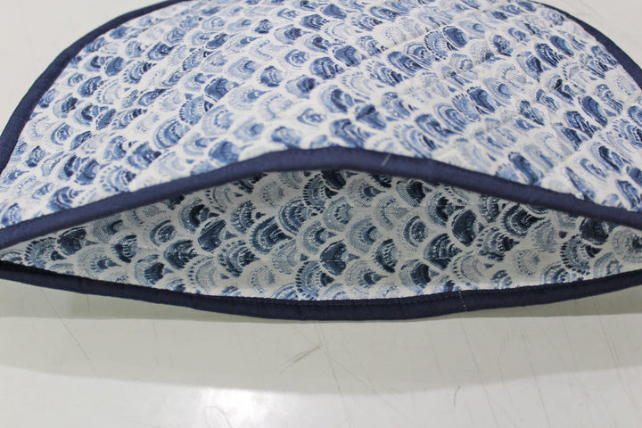 Stylish Blue Printed Cotton Quilted Tea Cozy online in India at best prices