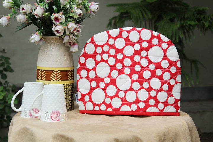 Stylish Pink Printed Cotton Quilted Tea Cozy online in India at best prices