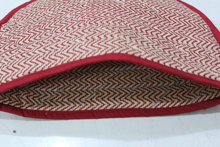 Stylish Maroon Printed Cotton Quilted Tea Cozy online in India at best prices