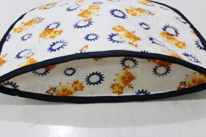 Stylish Yellow Printed Cotton Quilted Tea Cozy online in India at best prices