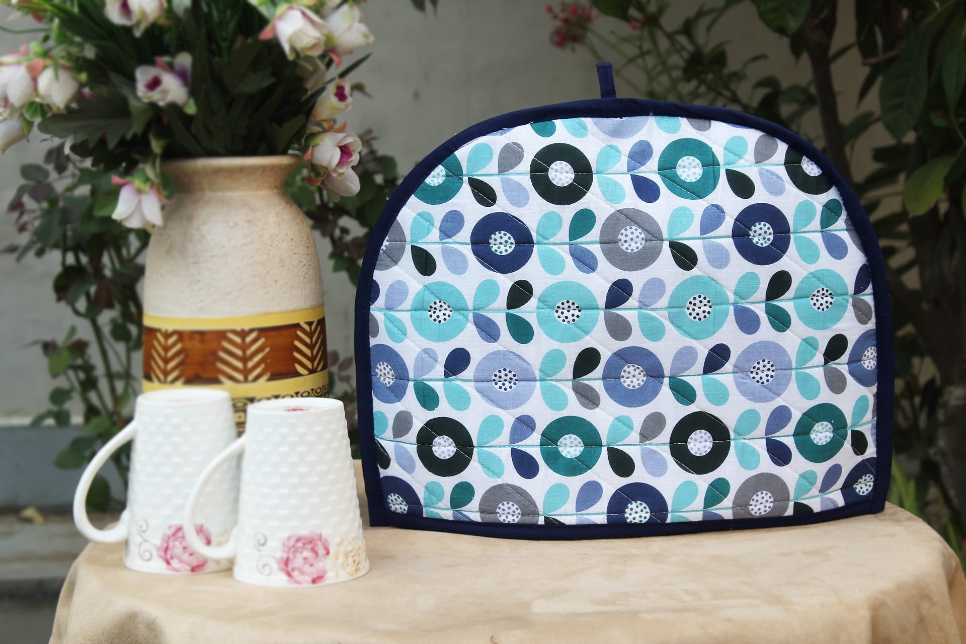Stylish Printed Cotton Quilted Tea Cozy online in India at best prices