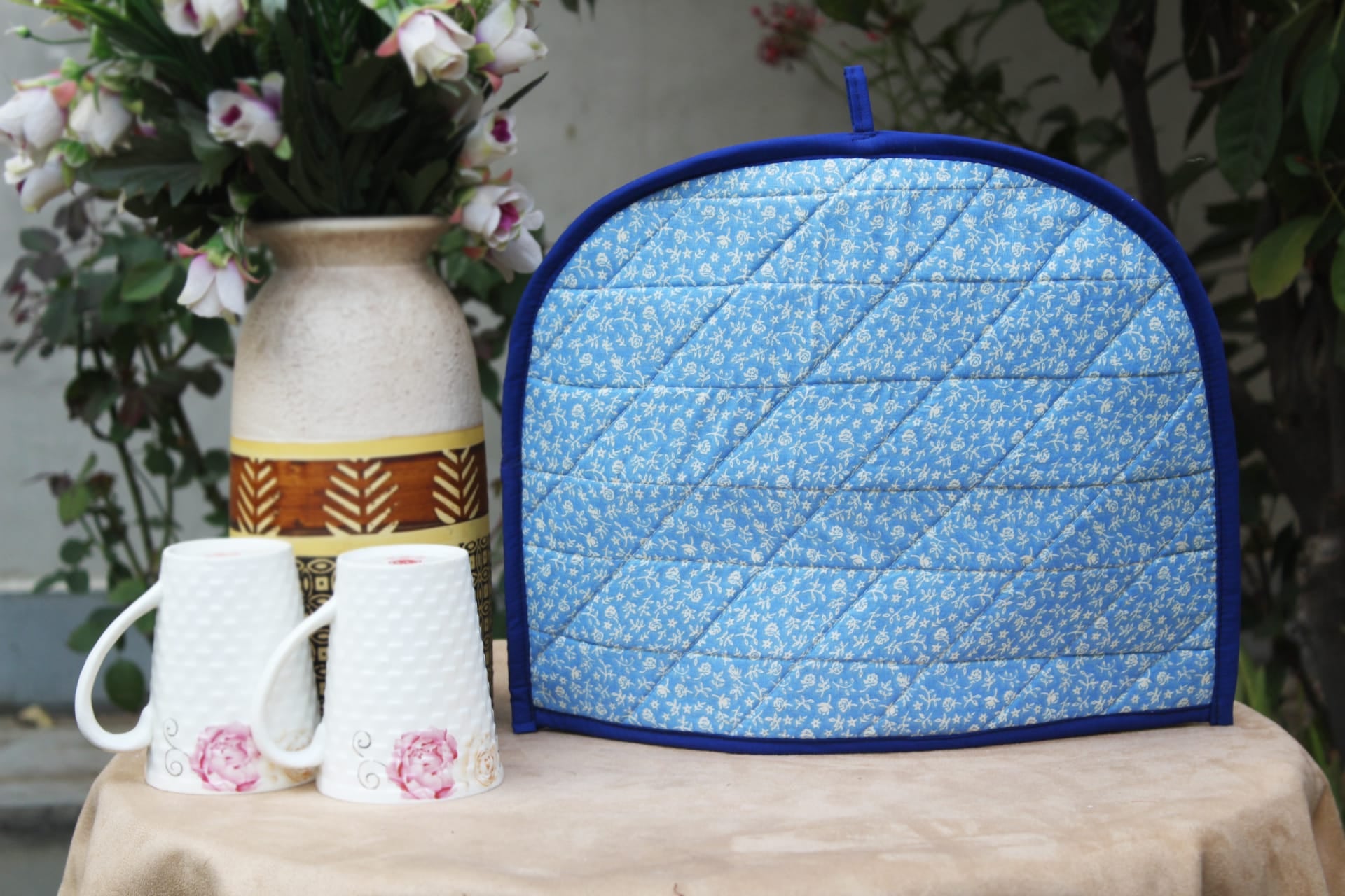 Stylish Printed Cotton Quilted Tea Cozy online in India at best prices