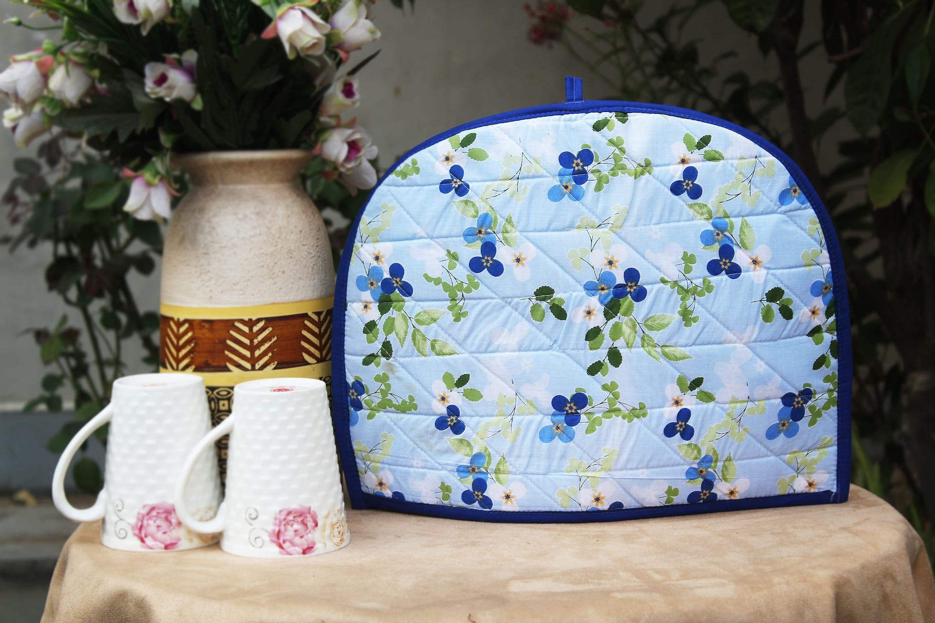 Stylish Printed Cotton Quilted Tea Cozy online in India at best prices
