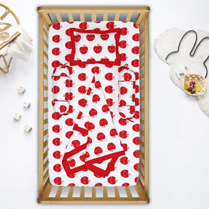 Soft cotton Baby Cot Bedsheet Set (5 Pcs) online In India
