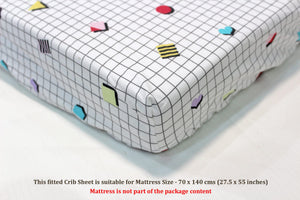 Soft cotton Baby Cot Bedsheet Set (5 Pcs) online In India