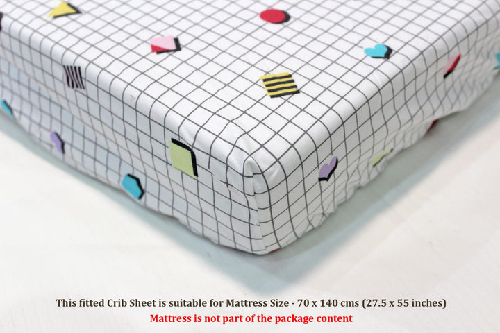 Soft cotton Baby Cot Bedsheet Set (5 Pcs) online In India