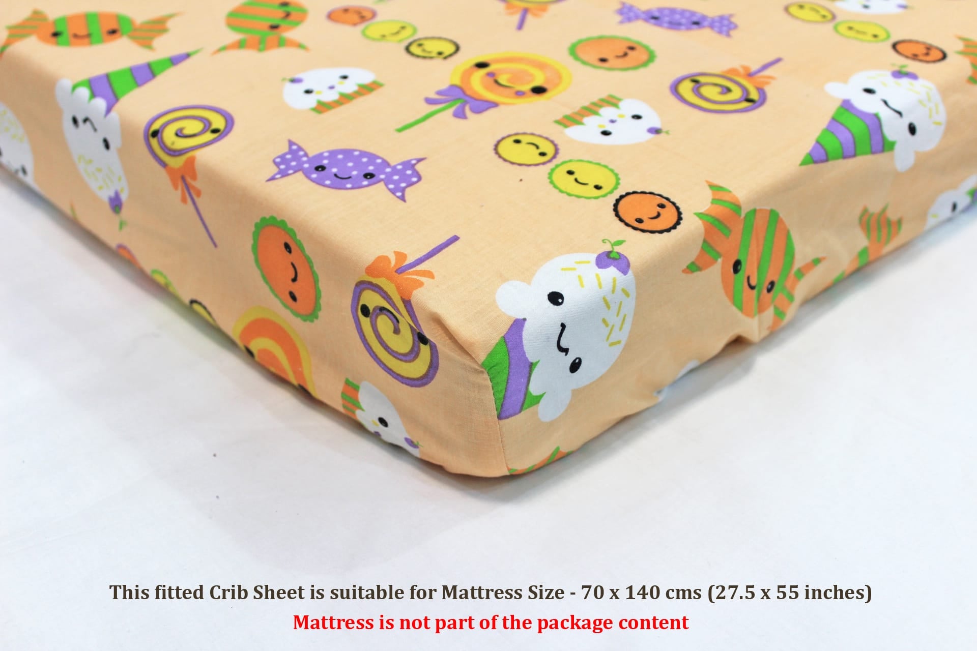 Soft cotton Baby Cot Bedsheet Set (5 Pcs) online In India