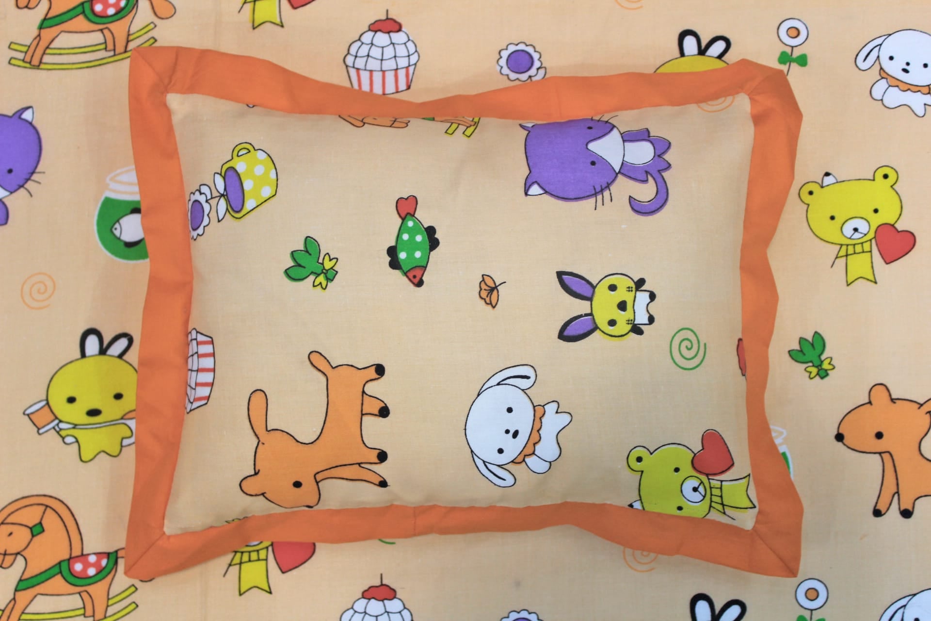 Soft cotton Baby Cot Bedsheet Set (5 Pcs) online In India