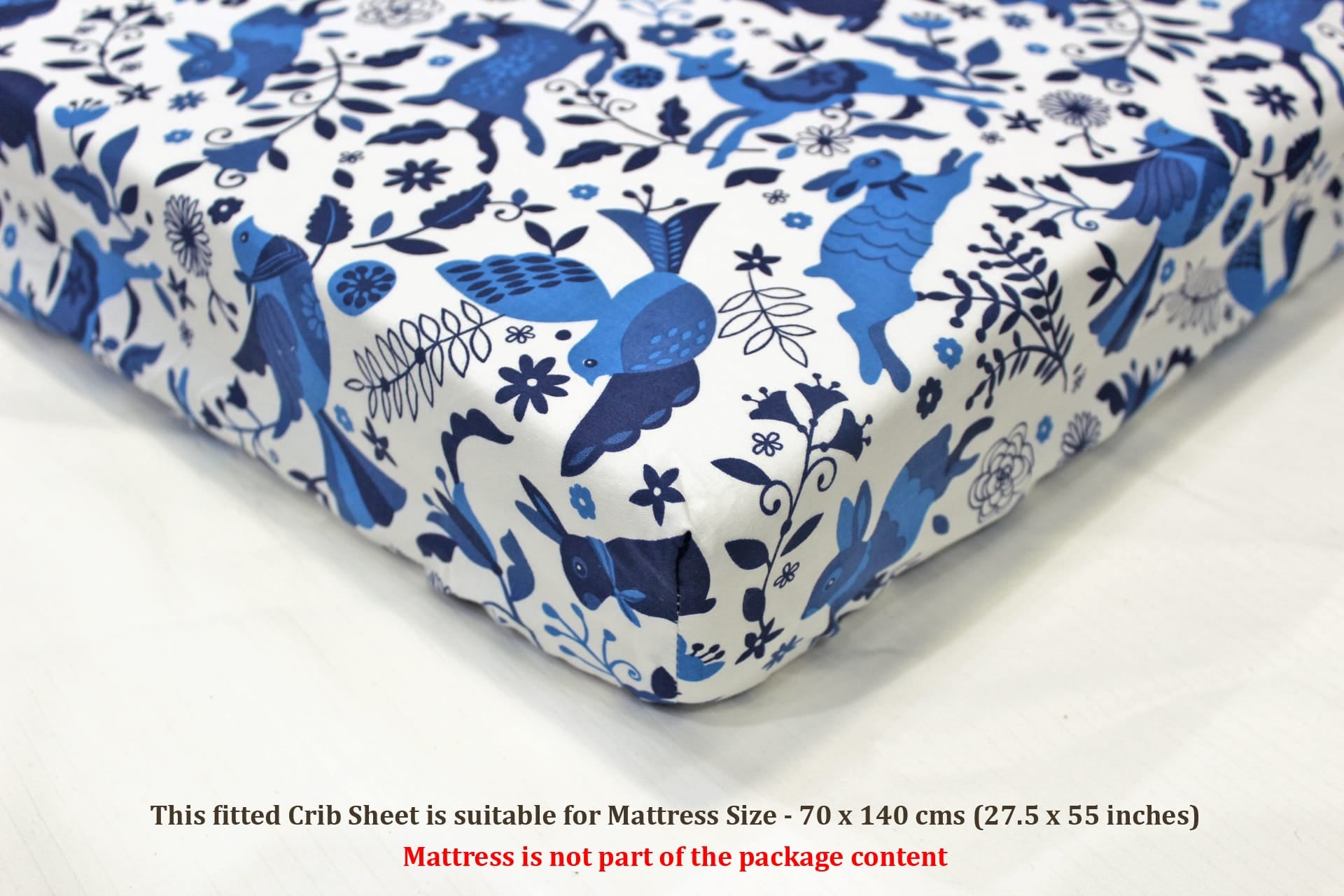 Soft cotton Baby Cot Bedsheet Set (5 Pcs) online In India