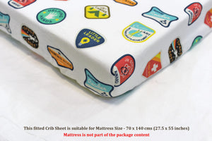 Soft cotton Baby Cot Bedsheet Set (5 Pcs) online In India