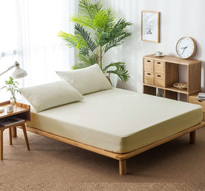 Khaki Water Proof Terry Mattress Protector online at best prices