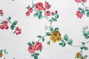 Soft Cotton Floral print 250 TC fitted bedsheet in Rust At Best Prices