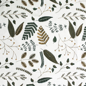 Soft Cotton Floral Print 250 TC Fitted Bedsheet In Green Online In India