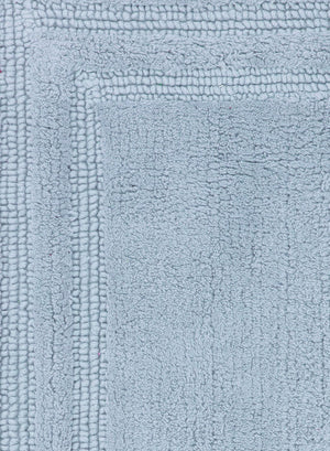 Non Slip Luxury Reversible Cotton Bathmat In Light Sky Online At Best Prices