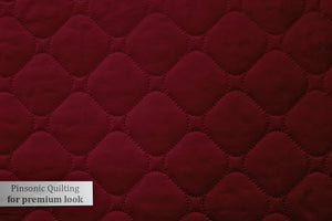 Maroon Premium Fitted Water Proof Mattress Protector online in India