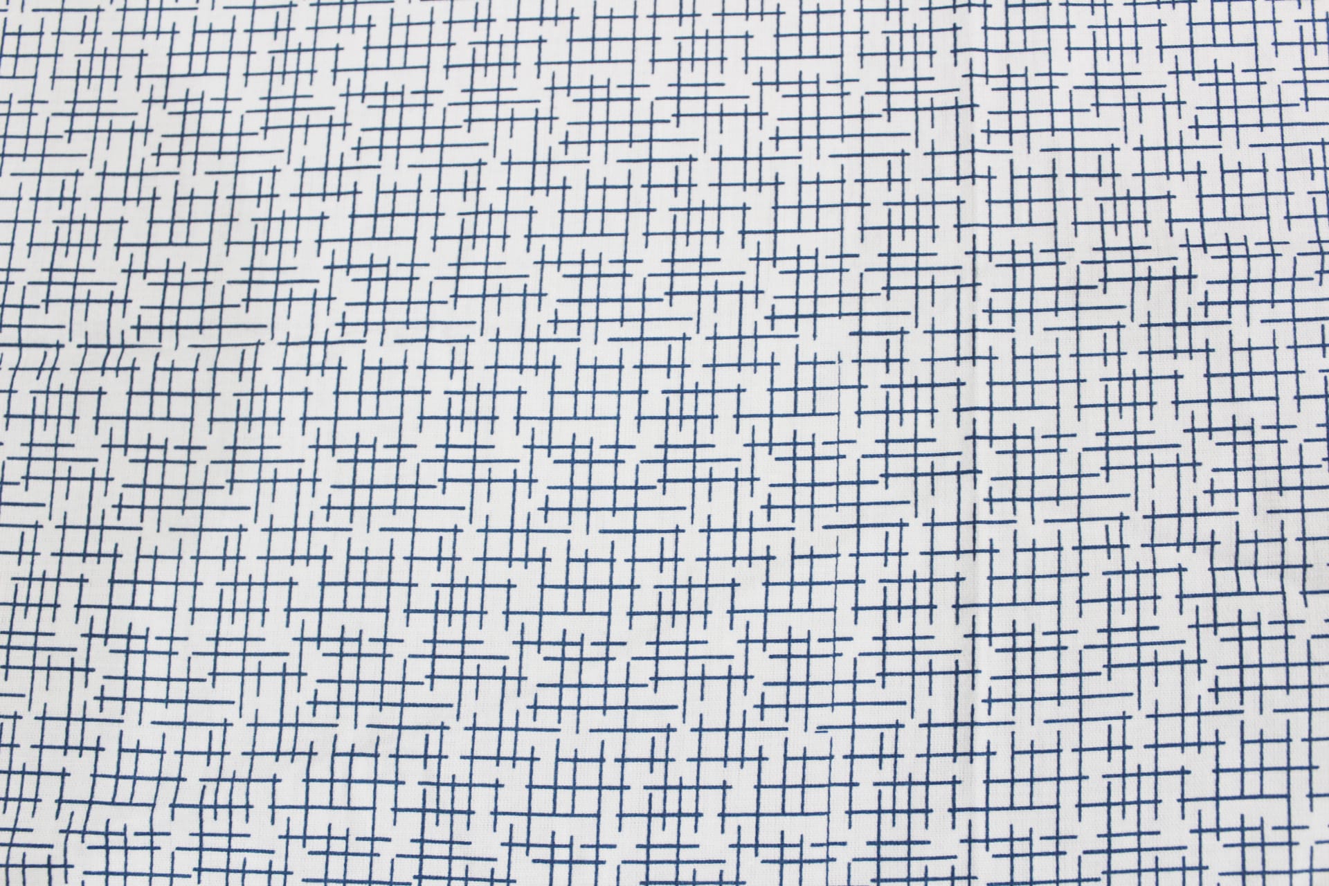 Soft Cotton Printed 300 TC Geometrical Satin Fitted Bedsheet In Blue At Best Prices
