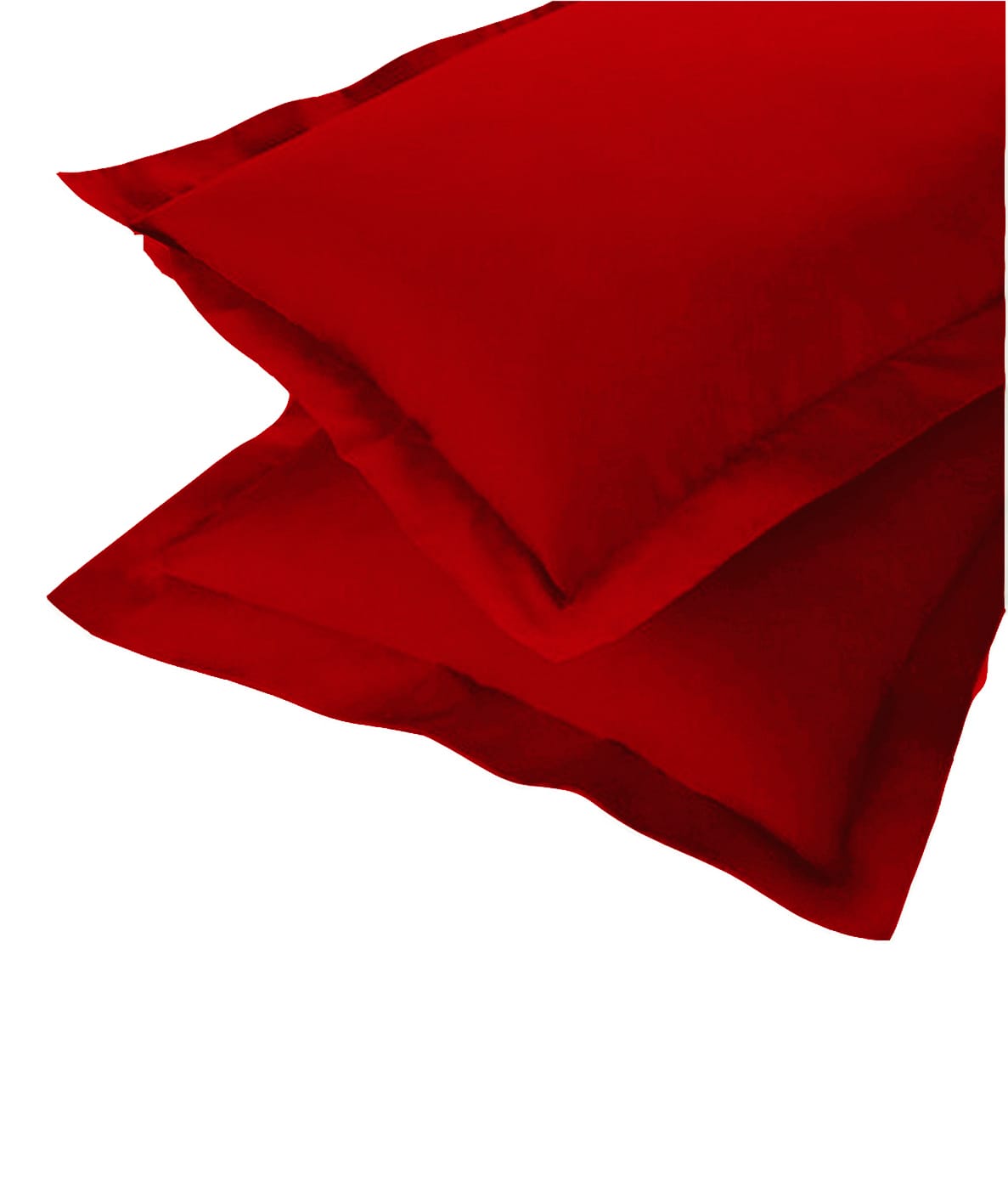 Soft 210 TC Plain Cotton Pillow Cover Set In Maroon Online In India(2 Pcs)