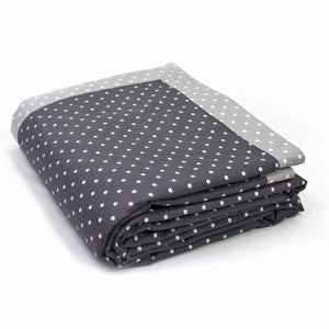 Pearl Texture Floral Print 300TC Cotton Dohar Comforter In Grey At Best Prices