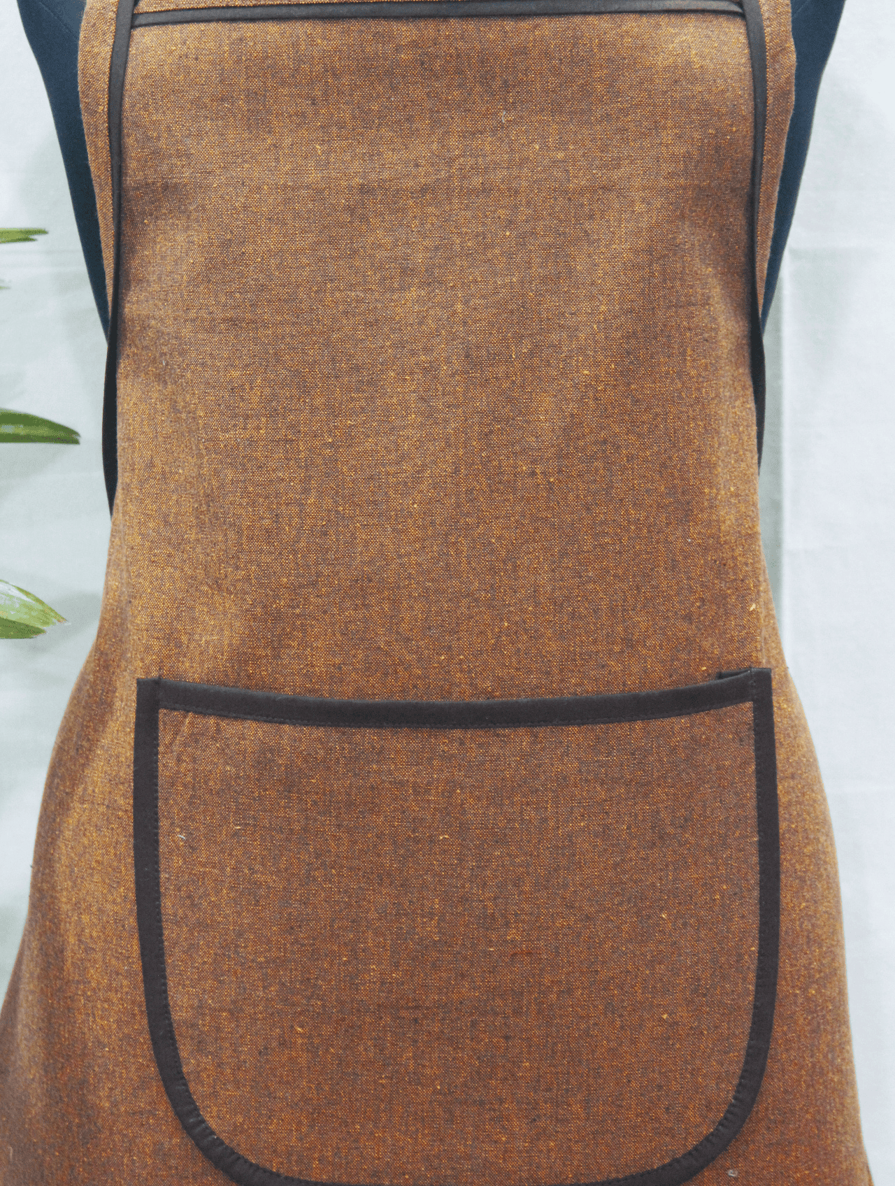 Stylish Coffee Gold Handwoven Cotton Kitchen Apron (1 Pc) Online In India 