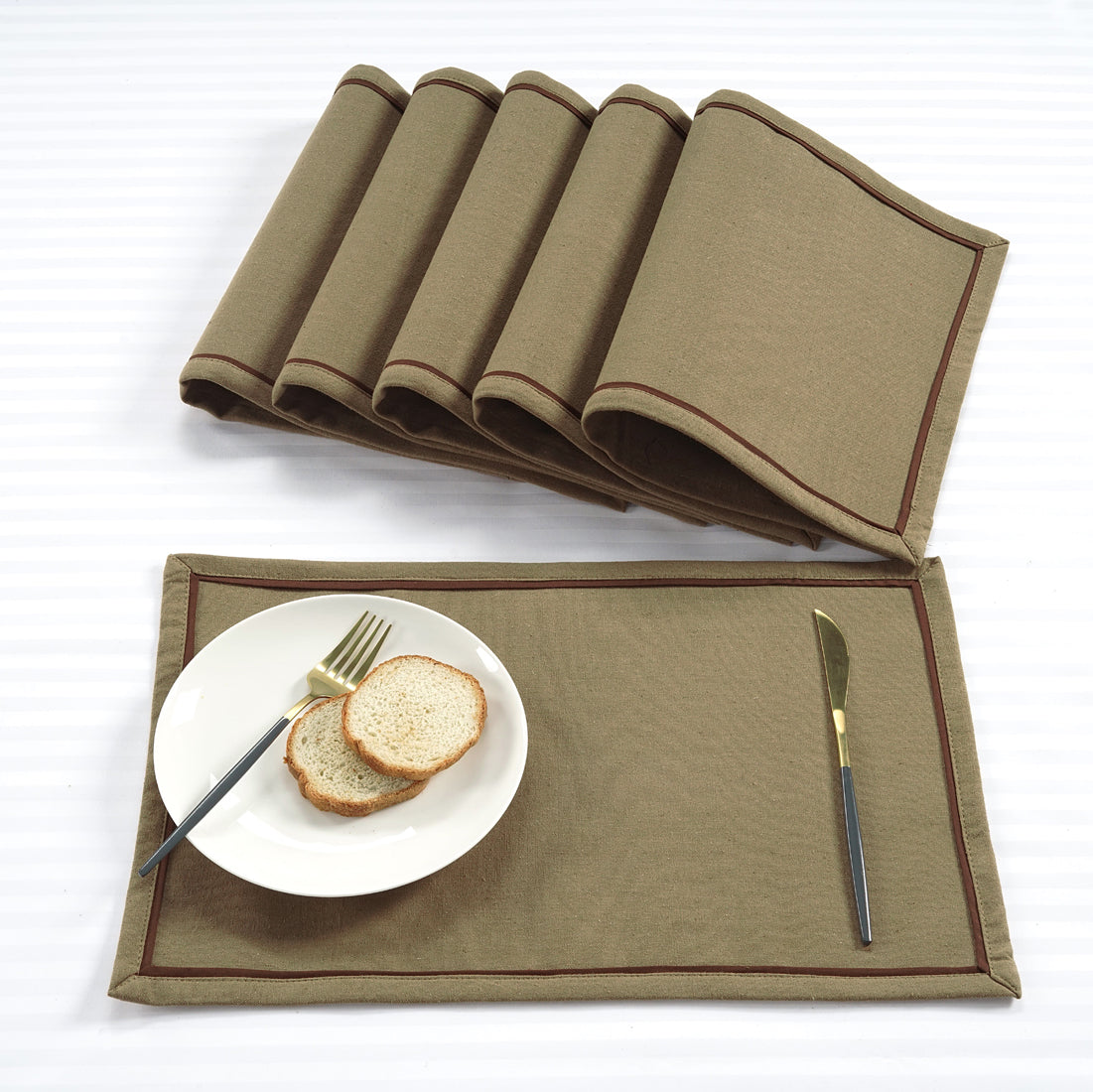 Classy Hand Woven Cotton Table Placemats Set( 6 P cs) online in India