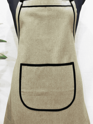 Stylish Mouse Natural Handwoven Cotton Kitchen Apron (1 Pc) Online In India