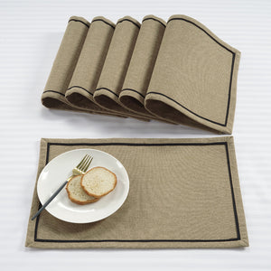 Classy Hand Woven Cotton Table Placemats Set( 6 P cs) online in India