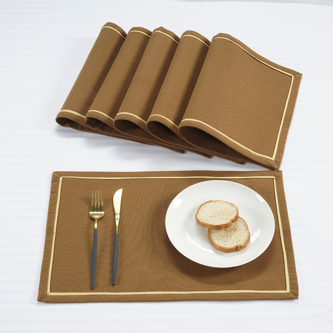 Classy Hand Woven Cotton Table Placemats Set( 6 P cs) online in India