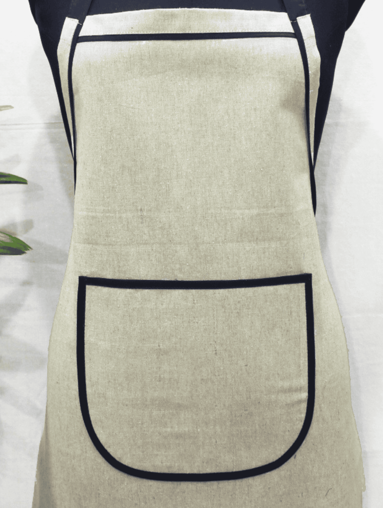 Stylish Natural Brown Handwoven Cotton Kitchen Apron (1 Pc) Online In India