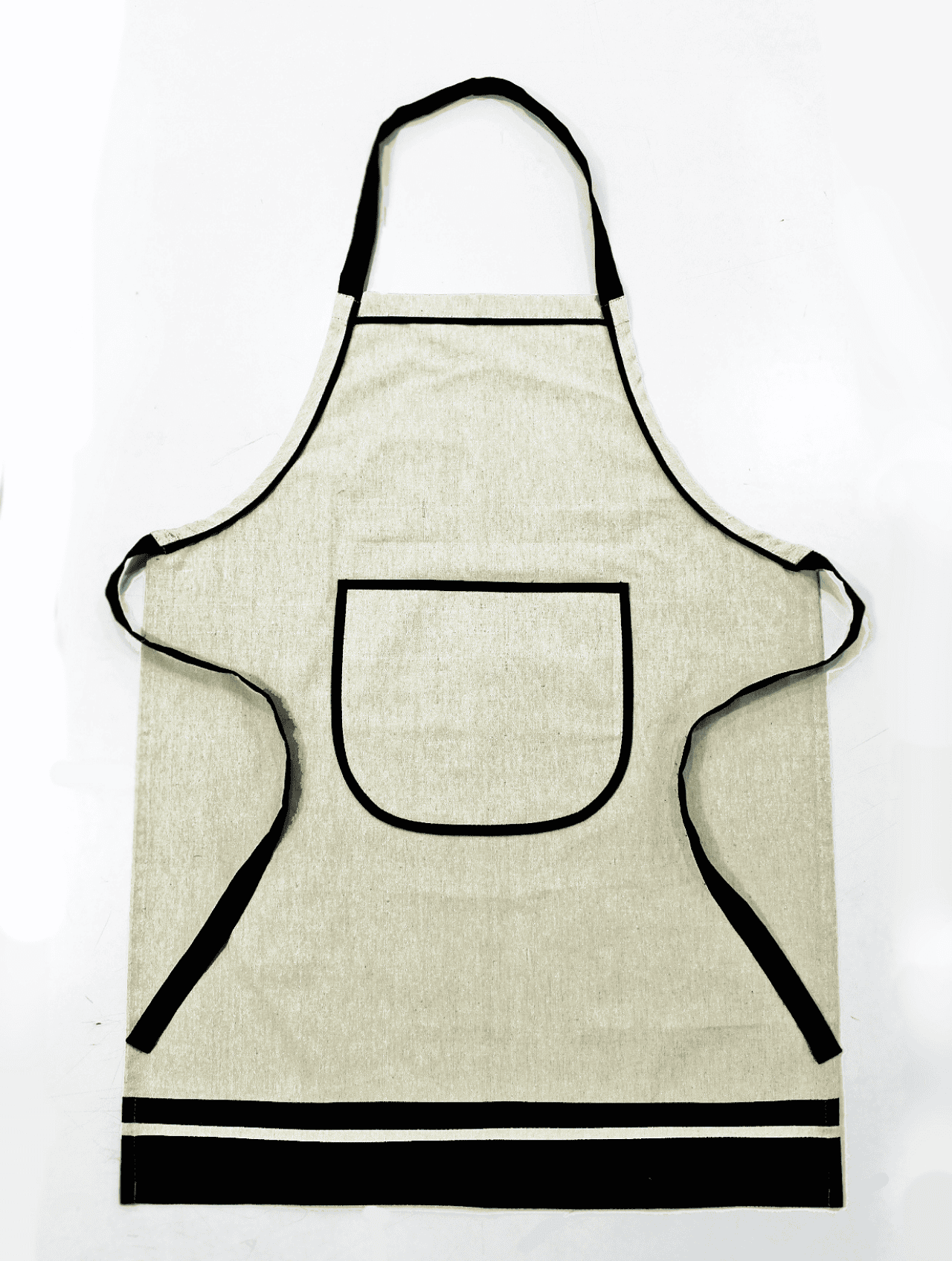 Stylish Natural Brown Handwoven Cotton Kitchen Apron (1 Pc) Online In India