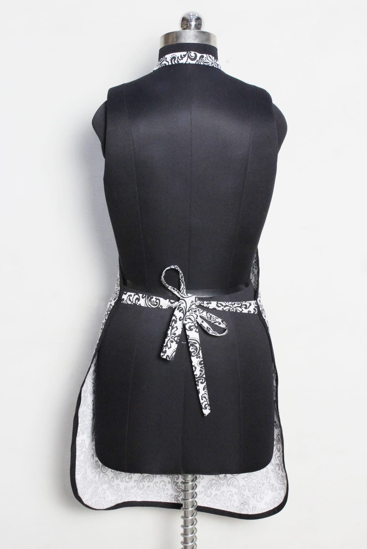 Prism Black Damask Cotton Kitchen Apron(1 Pc) online in India