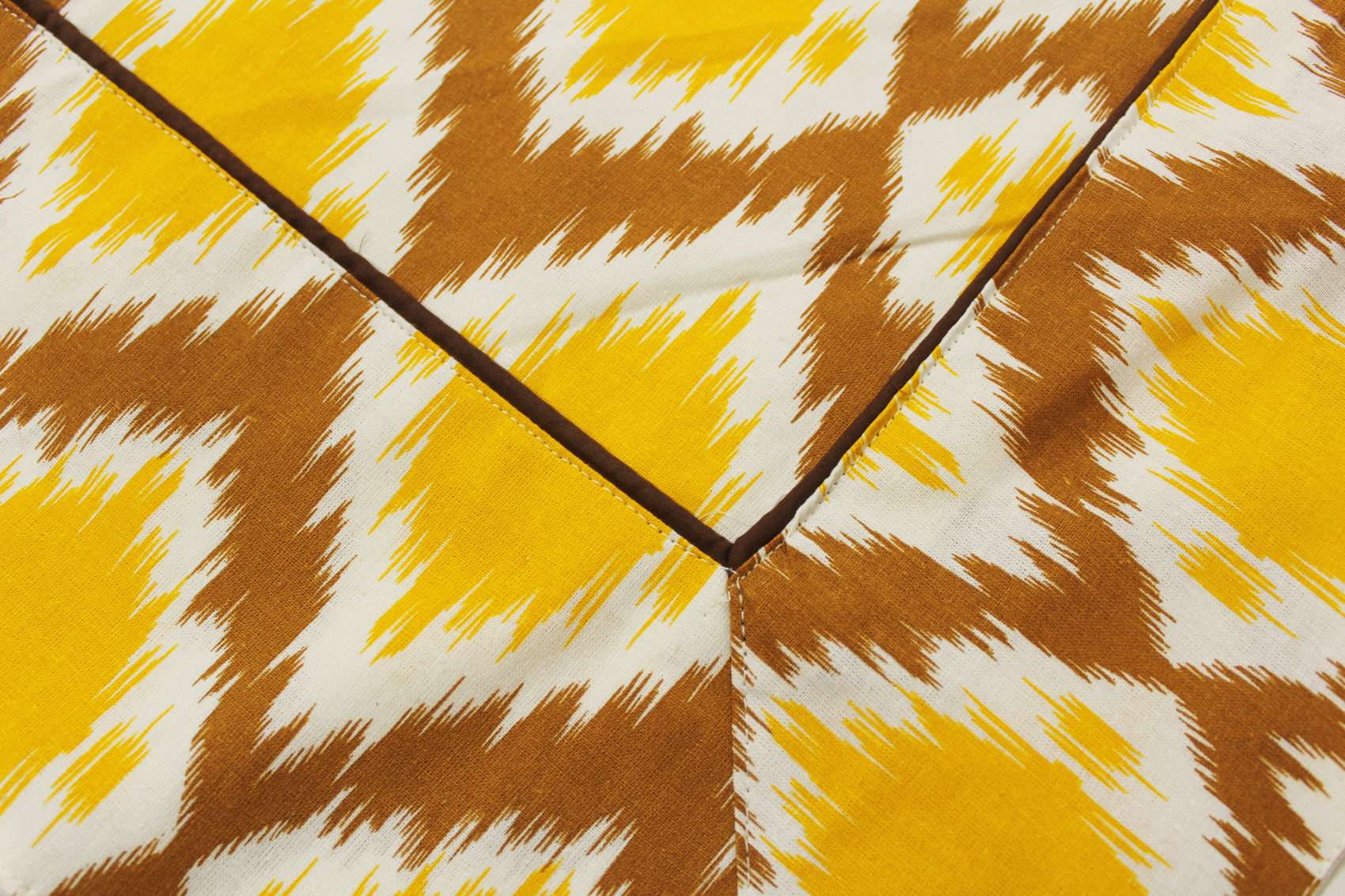 Prism Mustard Printed Cotton Damask Table Cover(1 Pc) online in India